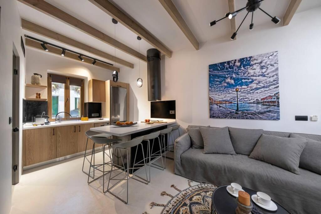 Willa Casa Eva With Outdoor Heated Jacuzzi And Hamam Chania  Zewnętrze zdjęcie