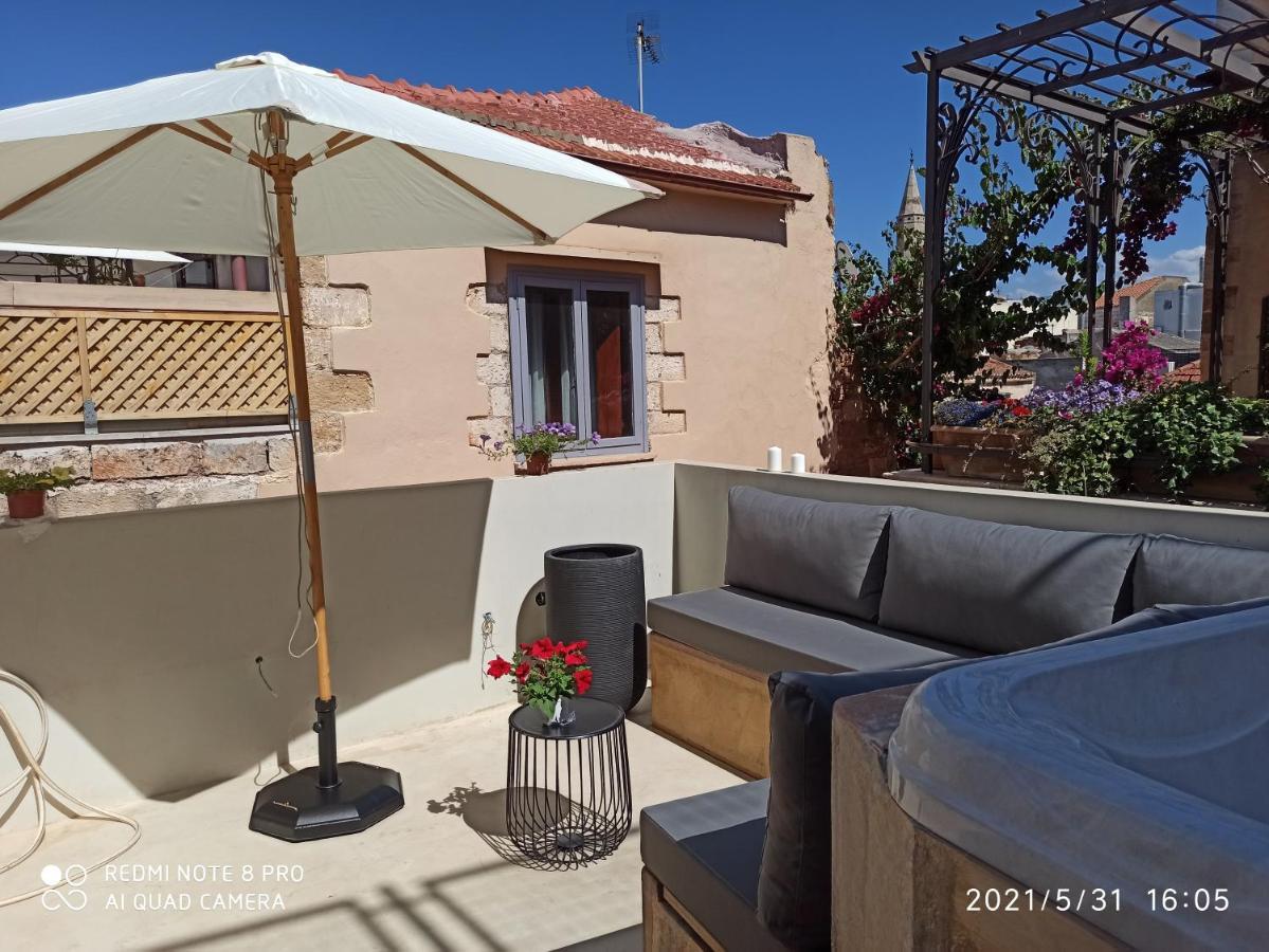 Willa Casa Eva With Outdoor Heated Jacuzzi And Hamam Chania  Zewnętrze zdjęcie